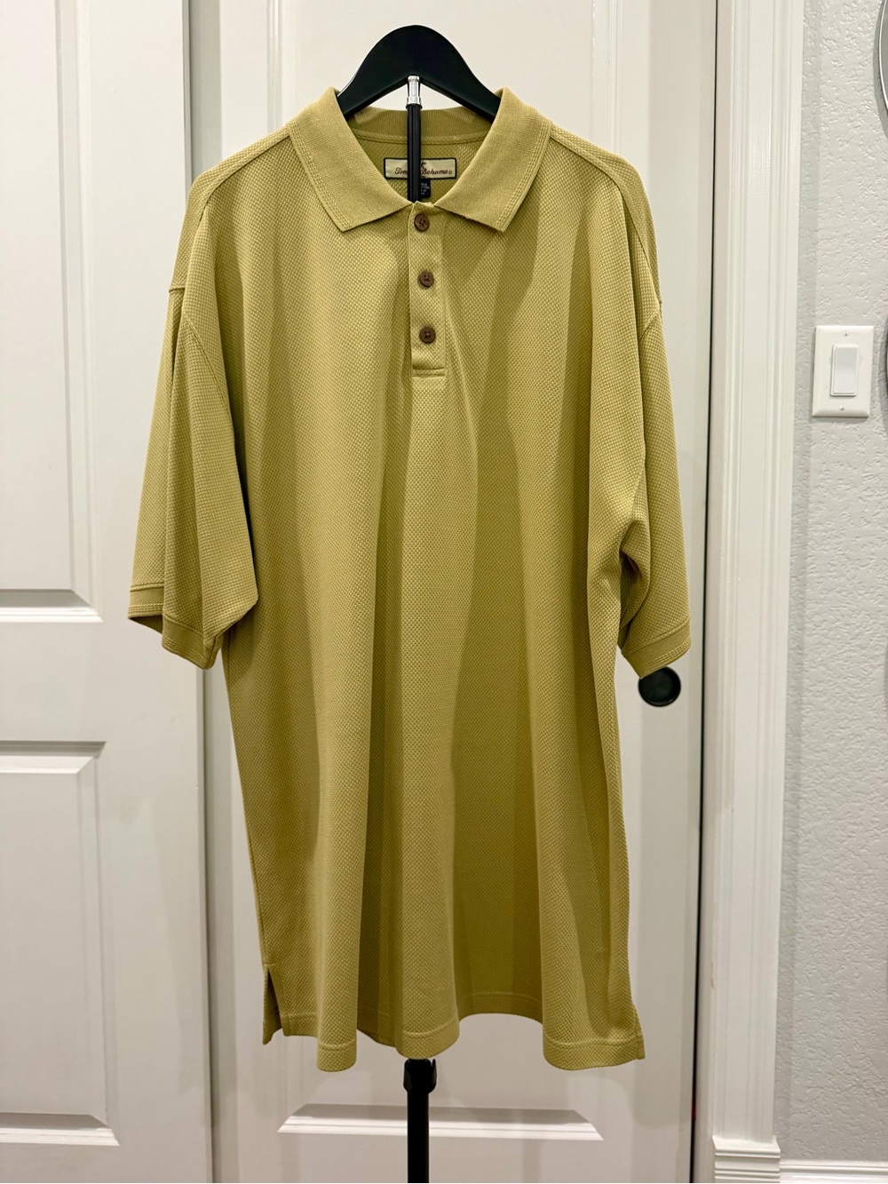Tommy Bahama Olive Green Short-Sleeve Polo